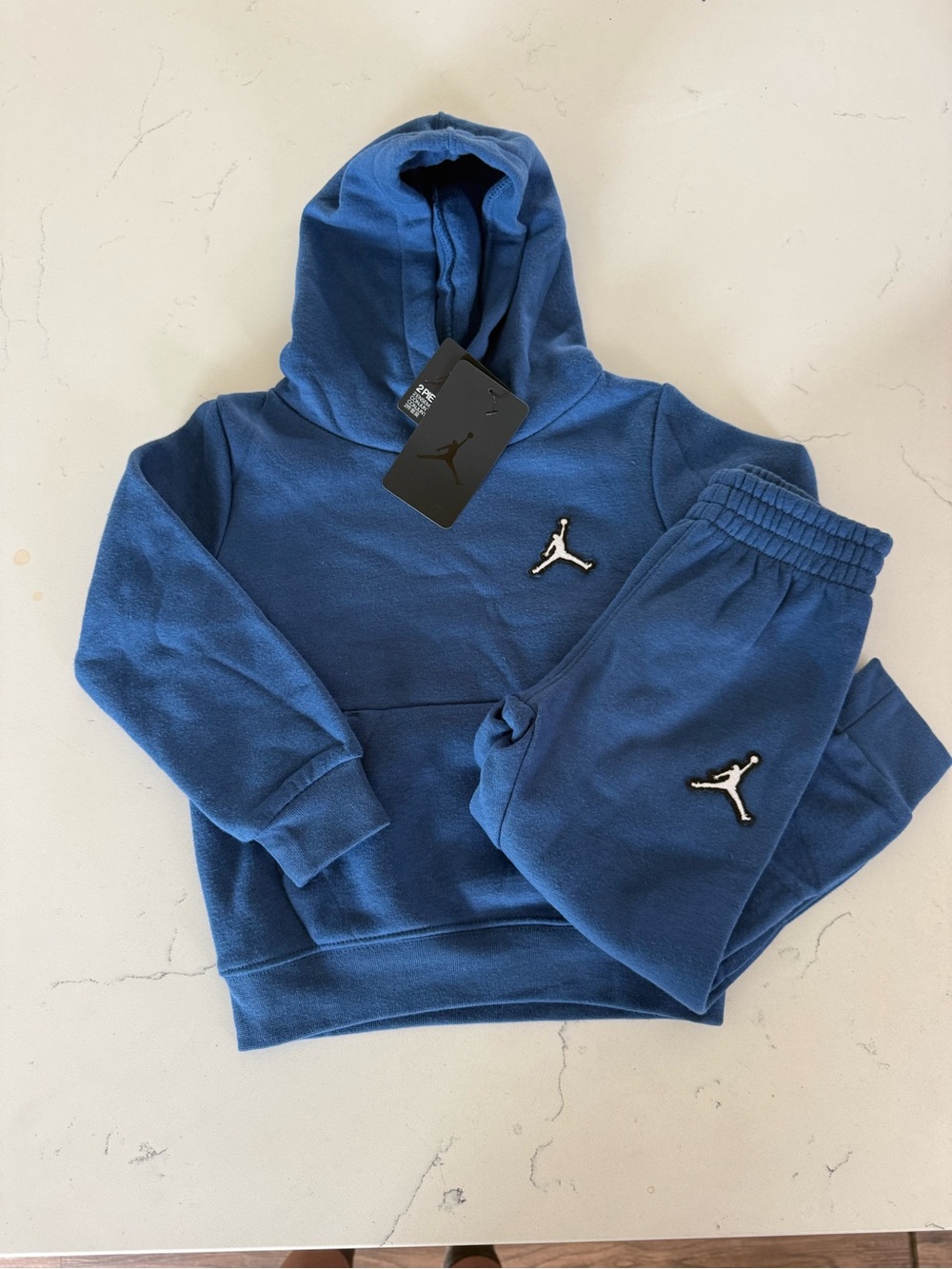 Jordan Kids Blue Hoodie & Joggers Set 3T